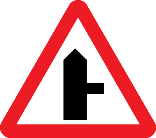 Junction Road Traffic Warning Signage - WARN0029