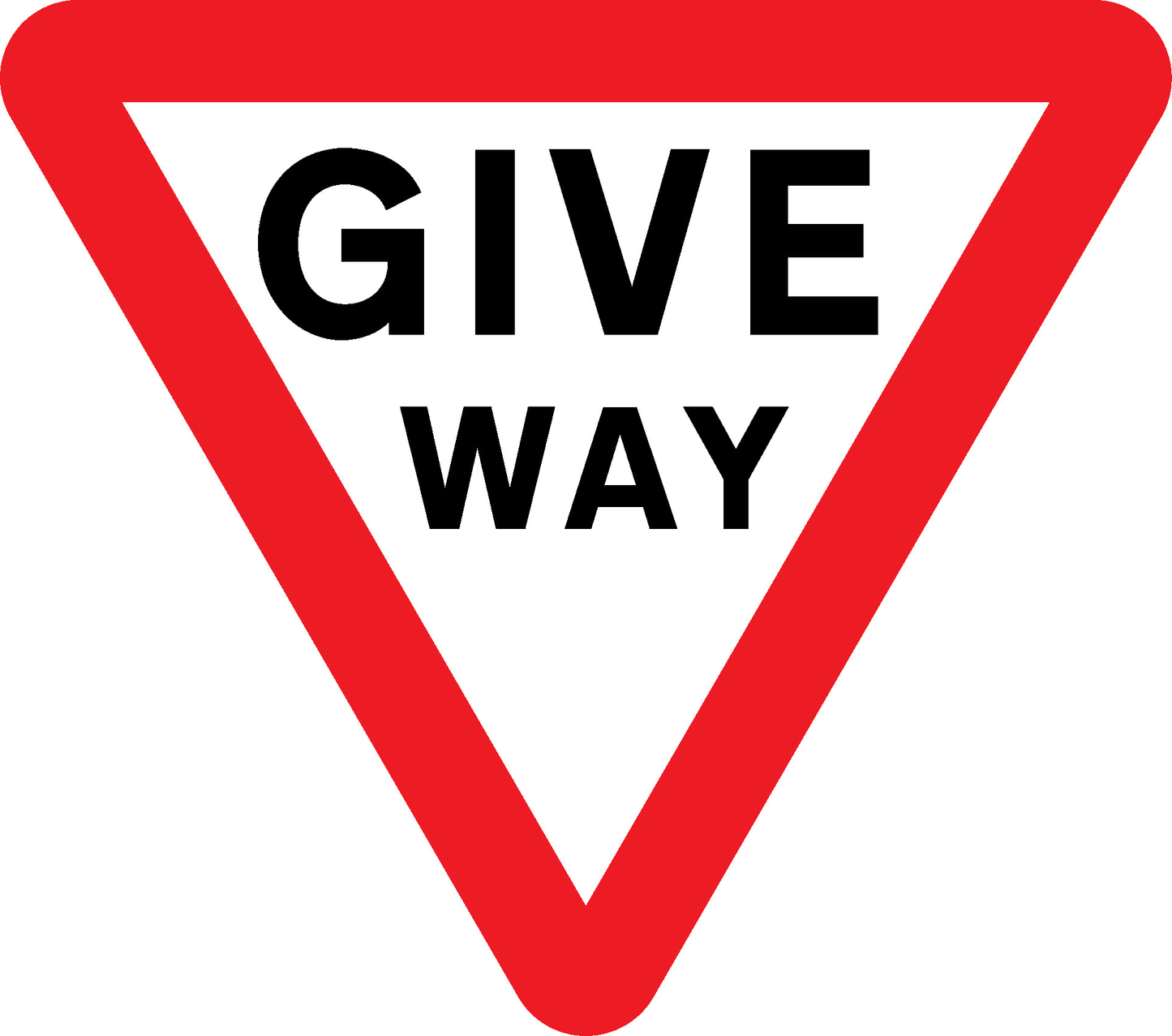 Give Way Road Traffic Regulatory Signage - REGU0032