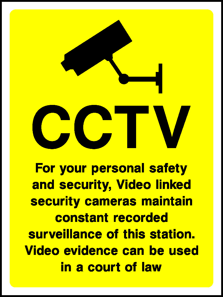 Cctv Information Security Signage - SECU0010