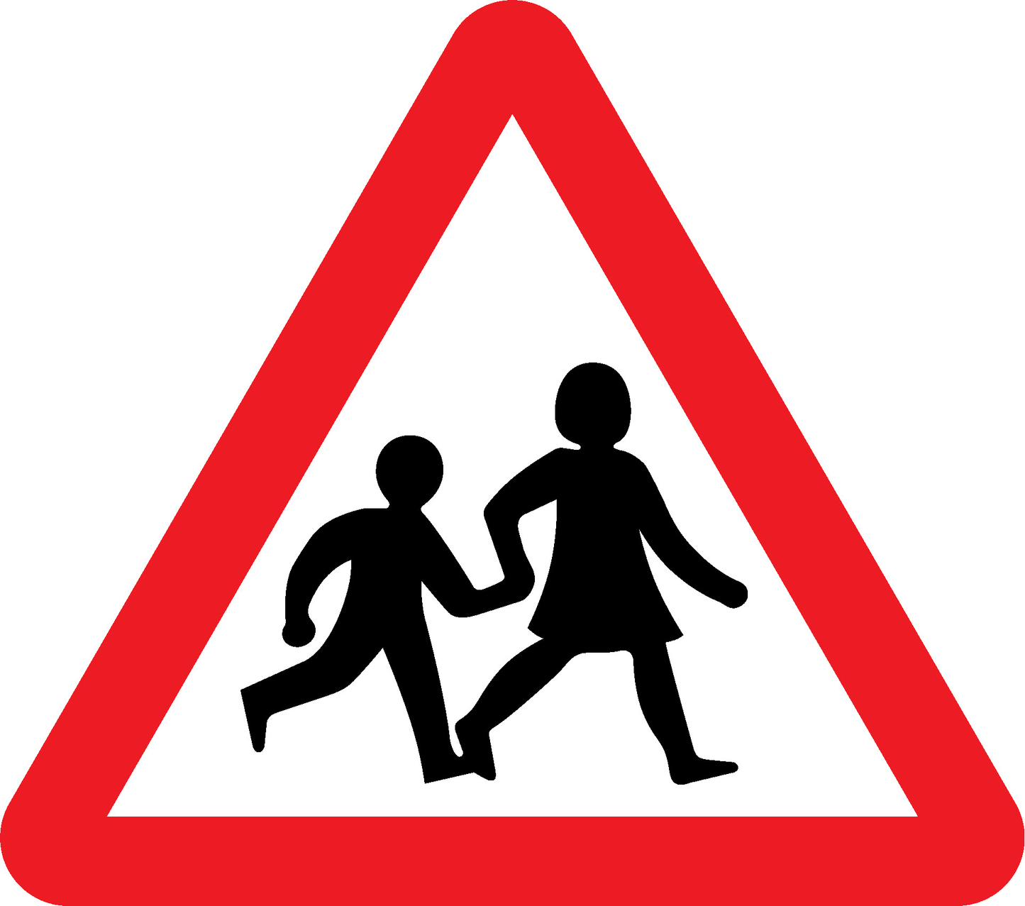 Children Crossing Road Traffic Warning Signage - WARN0045