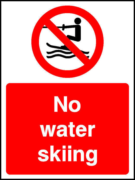 No Water Water Safety Signage - WATE0010