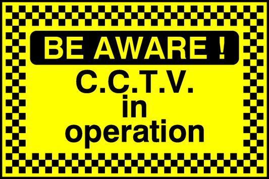 Be Aware! Operation Security Signage - SECU0091